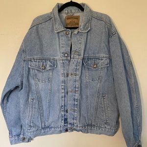 Light wash denim jacket